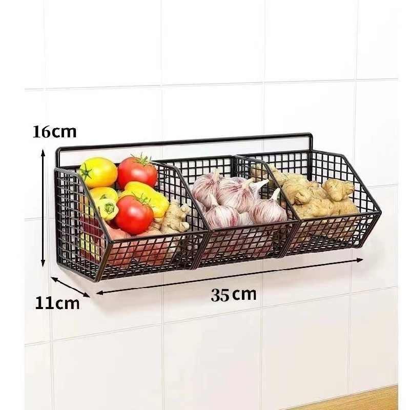 Kitchen Condiments Utensils Organizer Rack Wall Hanging Storage Tools Plate