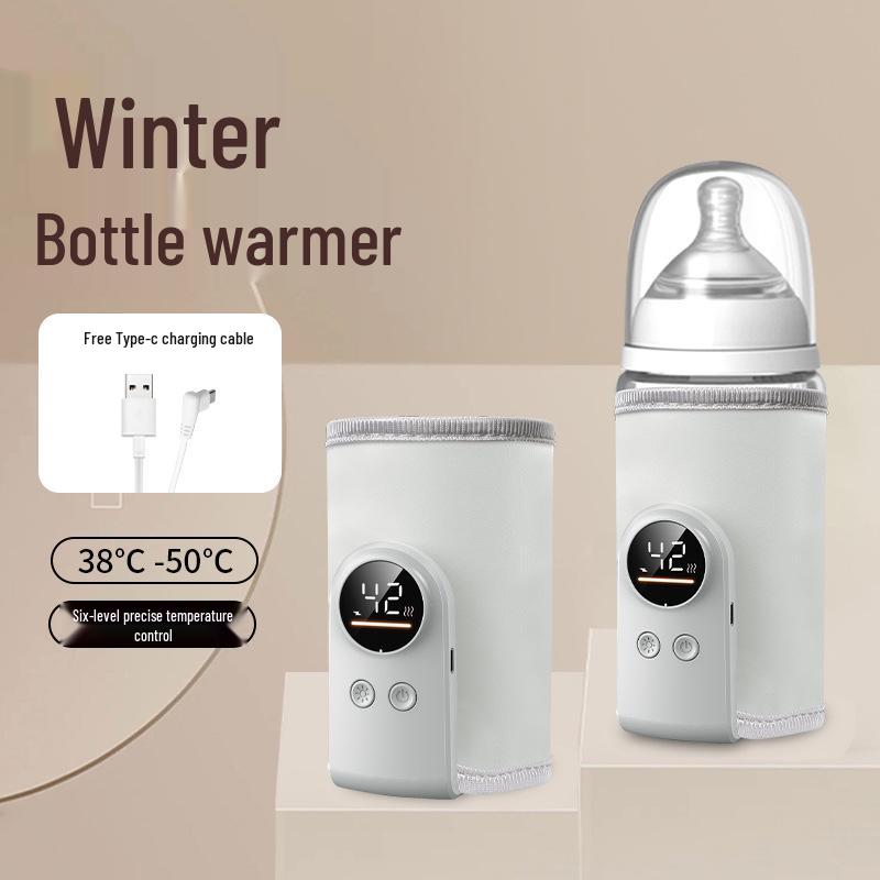 USB Rechargeable Smart Baby Bottle Warmer with Constant Temperature