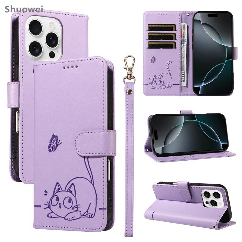 Hülle für Xiaomi Poco C71 F4 F5 F6 M3 M6 M7 X3 Nfc X4 GT X5 X6 Pro Turbo 3 4G 5G Brieftasche Leder Klapphülle Handytasche mit Handschlaufe