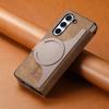 2 in 1 Detachable  Magnetic Flip Phone Case For Samsung Galaxy Z Fold 7 6 5 5G Fold6 Fold7 Cards Solt Wallet Removable Bag Cover