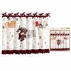 Christmas Oven Curtain for Kitchen Holiday Decoration, Festive Oven Door Accessory