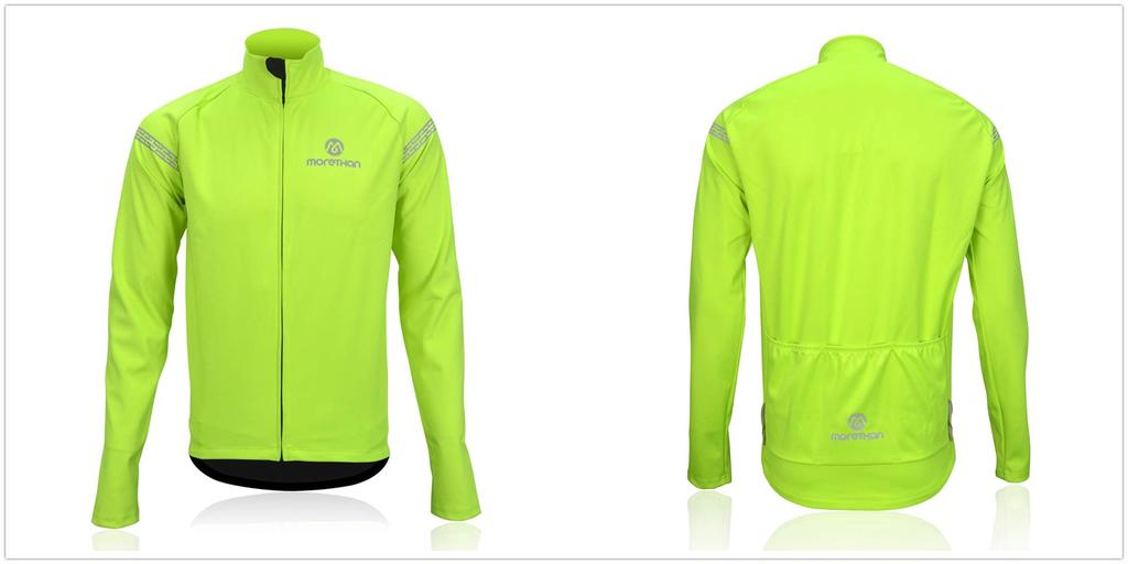 Morethan Cycling Jacket and Windbreaker Set for Autumn and Winter Size Men's MT-WVP-004SET (Green, M)