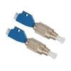 2 Pcs Fiber Adapter High Accuracy FC Male to LC Female Hybrid Optical Fiber Convertor Compatible with Visual Fault