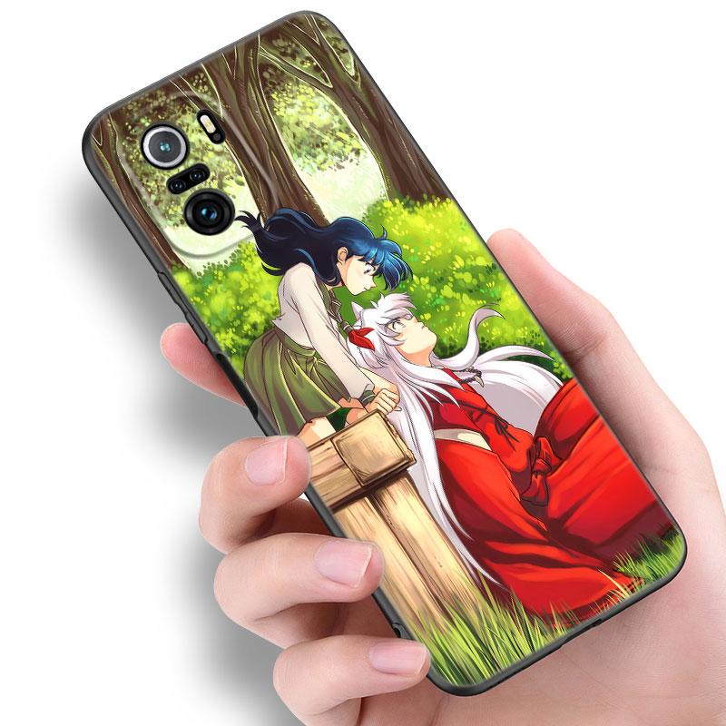 Inuyasha Sesshomaru Anime Phone Case For Xiaomi Redmi Note 5 6 9T K20 K40 K50 Pro 7A 8A 9A 9C 9i 10A 10C A1 S2 TPU Black Cover