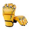 1Pair Half Finger Training Gloves Kickboxing Gloves  for Adult Sanda Boxing UFC Training