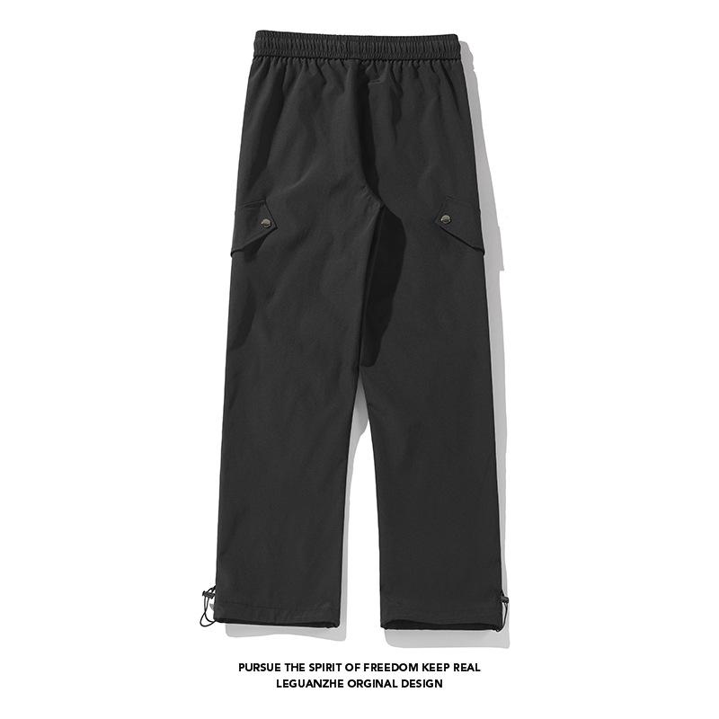 Bílé voděodolné pracovní kalhoty na jaro 2025, Velké velikosti M-5X, Styl HK24114