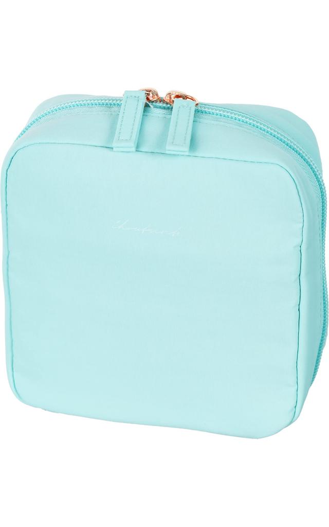 Choutrente Cosmetic Makeup Accessory Pouch for Stands Up Pouch, Pouch, Women, (Aqua)