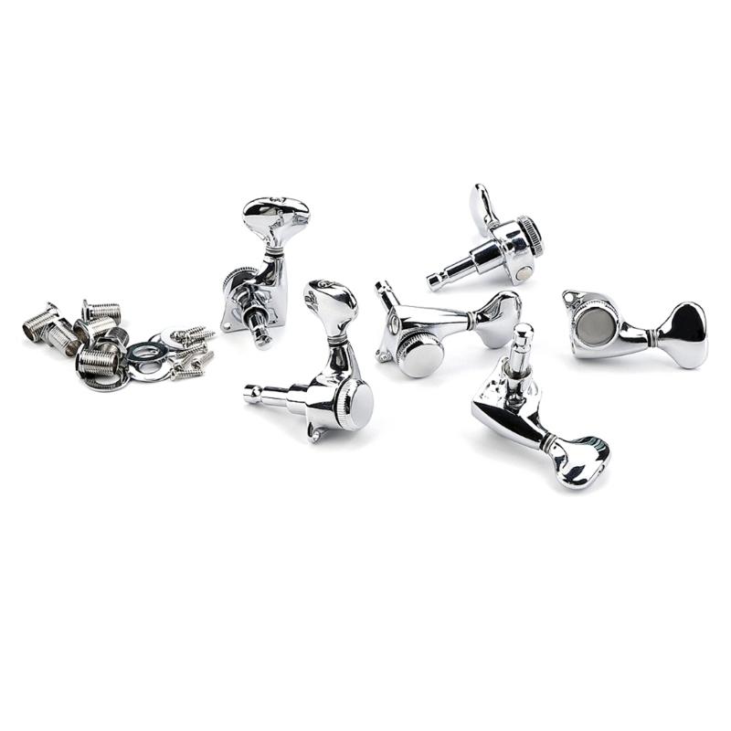 Guitar Tuners 3R3L Tuning Pegs Guitar String Tuner Guitar Accessories Metal Guitar Tuners Metal Texture for Guitars