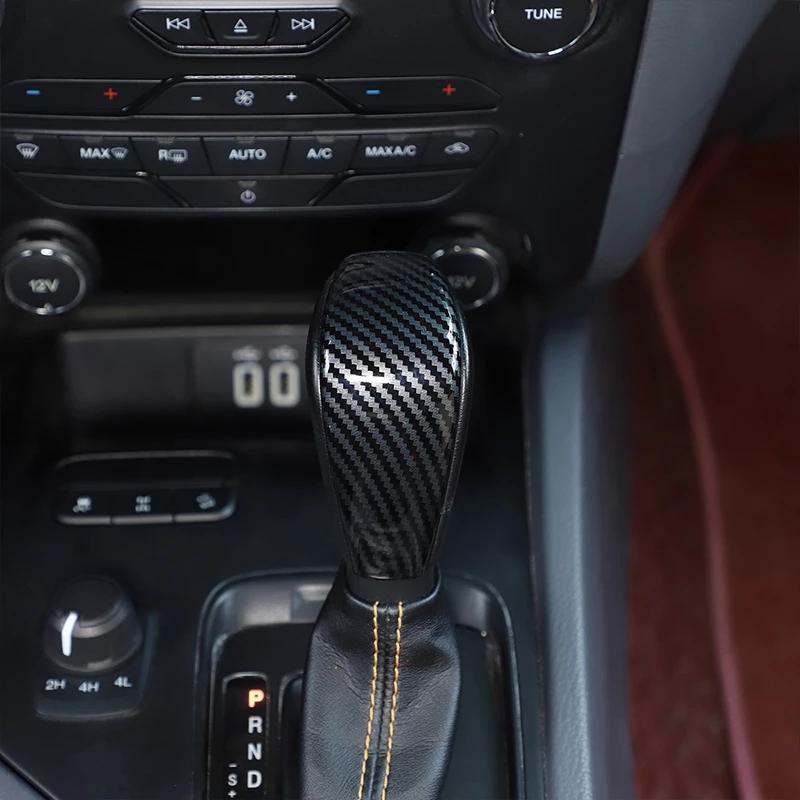 Car Styling Center Control Shift Gear Head Knob Cover Decorative Trim Fit For Ford Ranger Wildtrack T6 T7 / Everest
