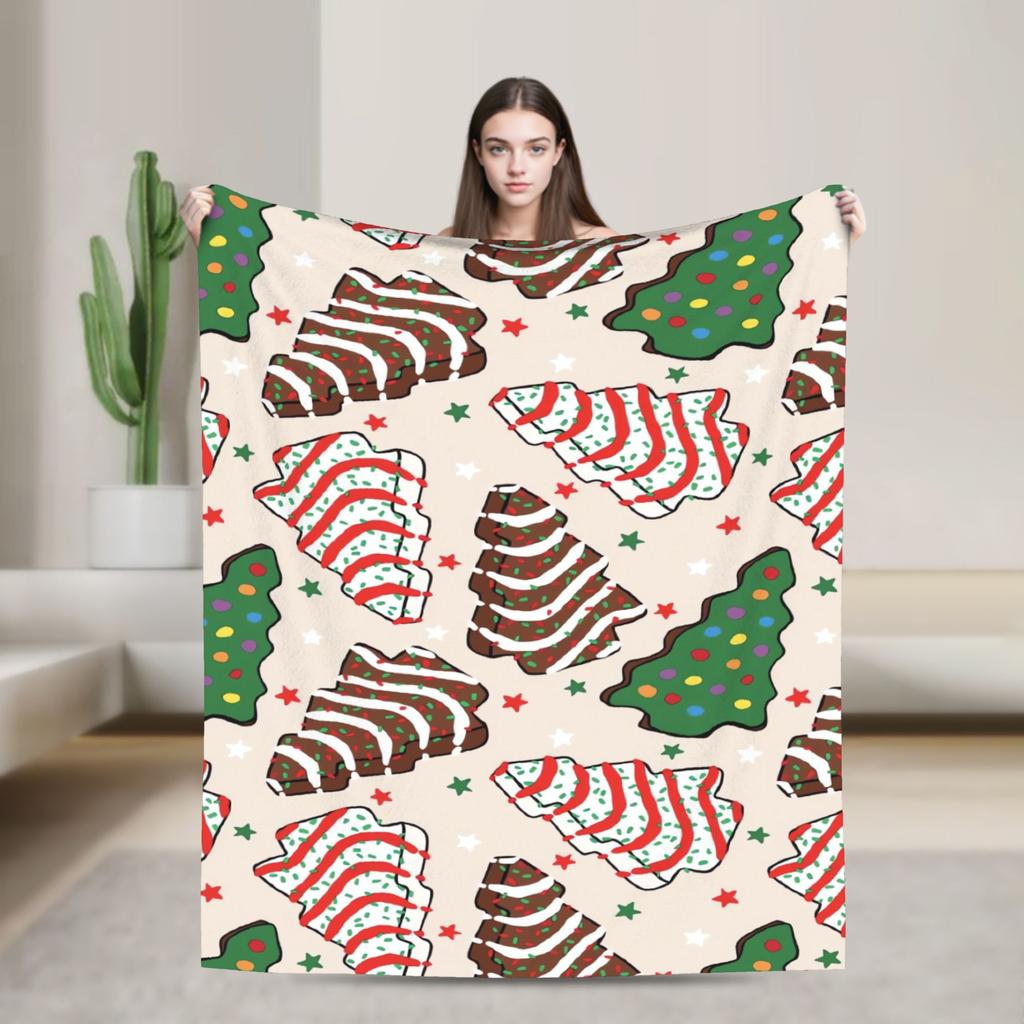 Plaid & Holiday Christmas  Blanket  Super Soft Plush Bedding Throws Girls Boys Couch Chair Sofa Bed Flannel Bedspread Bed Cover