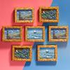 World famous painting Van Gogh painting Picture frame 3d fridge magnets starry sky sunflower siesta refrigerator stickers gifts
