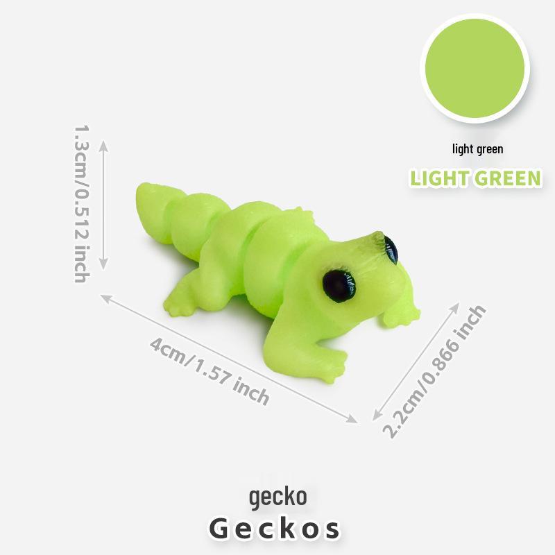 Colorful 3D Printed Small Animal Toys - Simulation Animal Models for Micro-Landscape Decoration