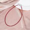 Vícebarevný spinelový náhrdelník pro ženy - Přírodní kámen Křišťálový choker Šperky Personalizované šperky