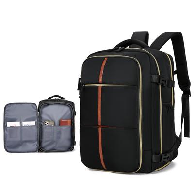 Reiserucksack Multifunktionaler Gepäckrucksack mit USB und separater Schuhaufbewahrung, kann ins Flugzeug einsteigen