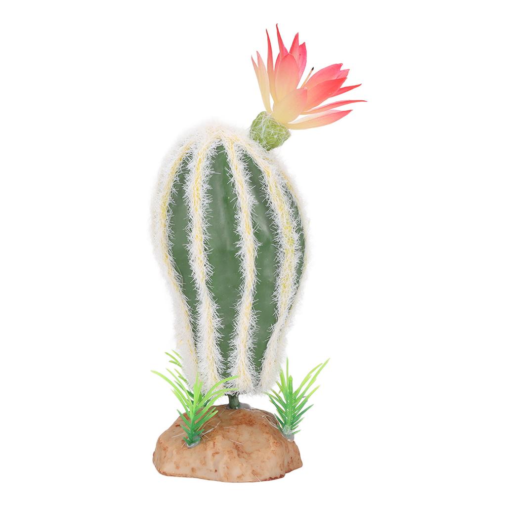 Reptile Cactus Plant Artificial Simulation Decorative Desert Plant Ornament for Fish Tank Terrarium Aquarium