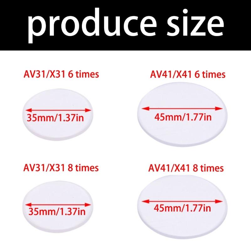 Compound Bows Scope Sight Resin High Definition Lens High Hardness Resin Magnifier Lens For Outdoor Observation
