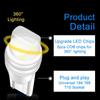 10Pcs canbus T10 LED W5W LED Bulb Car Steering Side Light Sign Light 168 192 Car Ceramic Wedge Parking Bulb License Plate Light