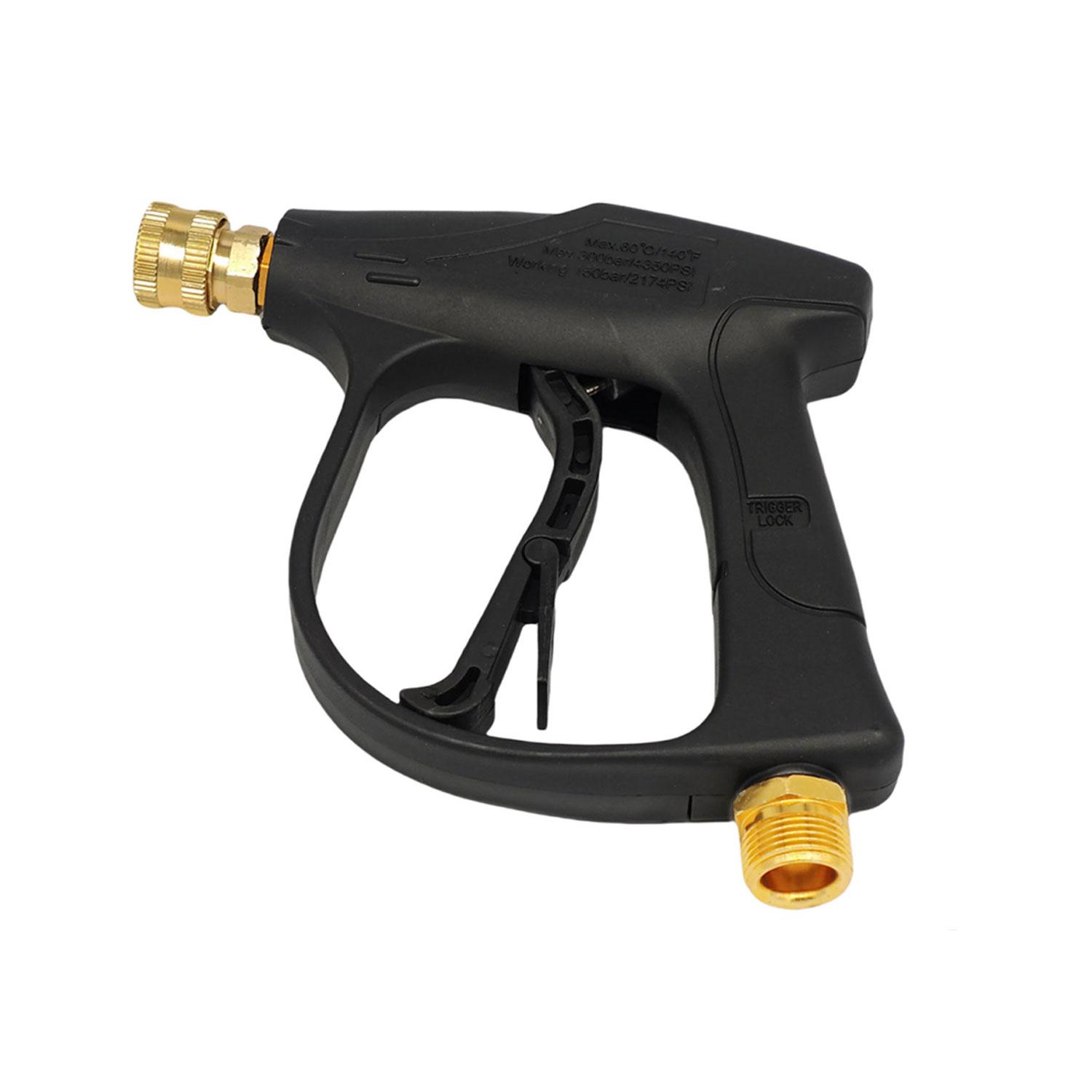 

1 шт. алюминиевый пистолет для мойки высокого давления, 5 шт. набор соединителей, портативный веерообразный водяной пистолет, инструмент для чистки автомобиля