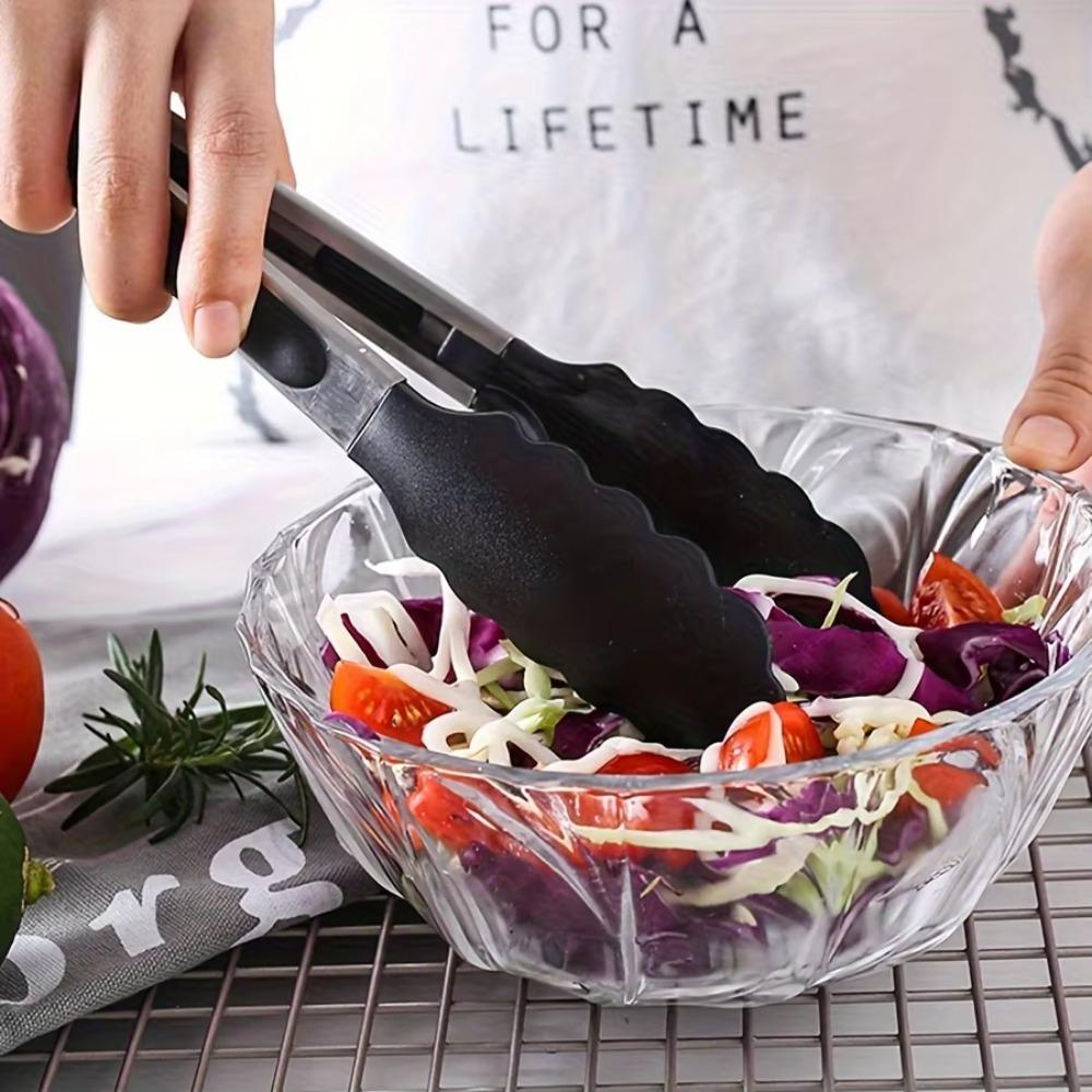 3 ks Silikonový hrot Klip na jídlo Žáruvzdorné kuchyňské kleště Odolné grilovací kleště Restaurace