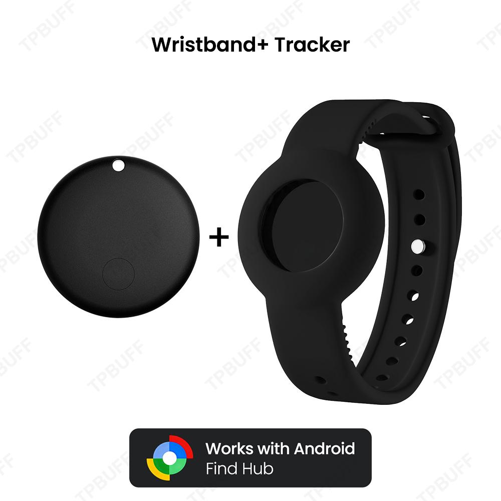 Android Smart Tracker Bracelet for Kids Soft Silicone Waterproof Wristband GPS Tracker Watch Band For Google Find Hub Anti-lost
