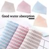 8pcs Dish Towel Absorbent Drying Tea Cloth Home Cleaning Fabric Cloth Kitchen Supplies