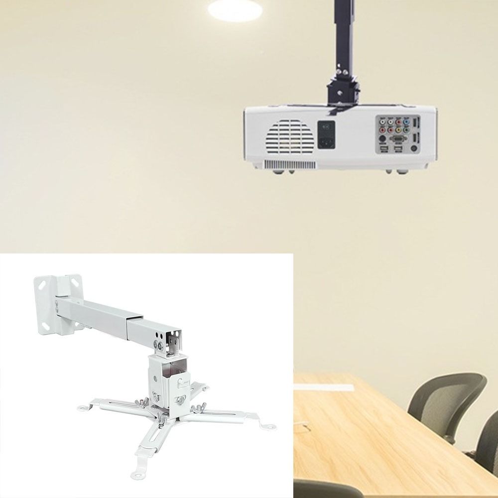 Retractable Projector Bracket Hanger with Extendable Arms Projector Stand Projector Mount Theater