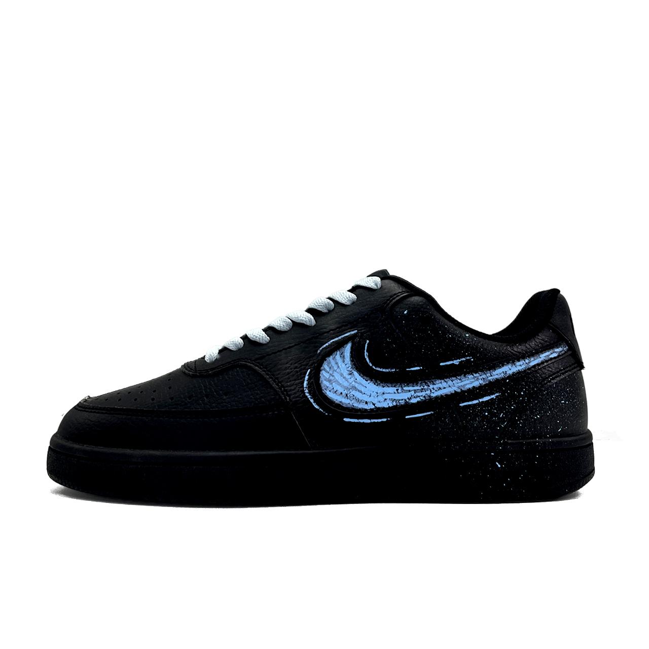 

Nike Court Vision Low Obsidian Ice Blue Synthetic Leather Cushioning Abrasion Resistant Low top Skateboard Shoes Unisex DH2987-002(Team1356-) 43
