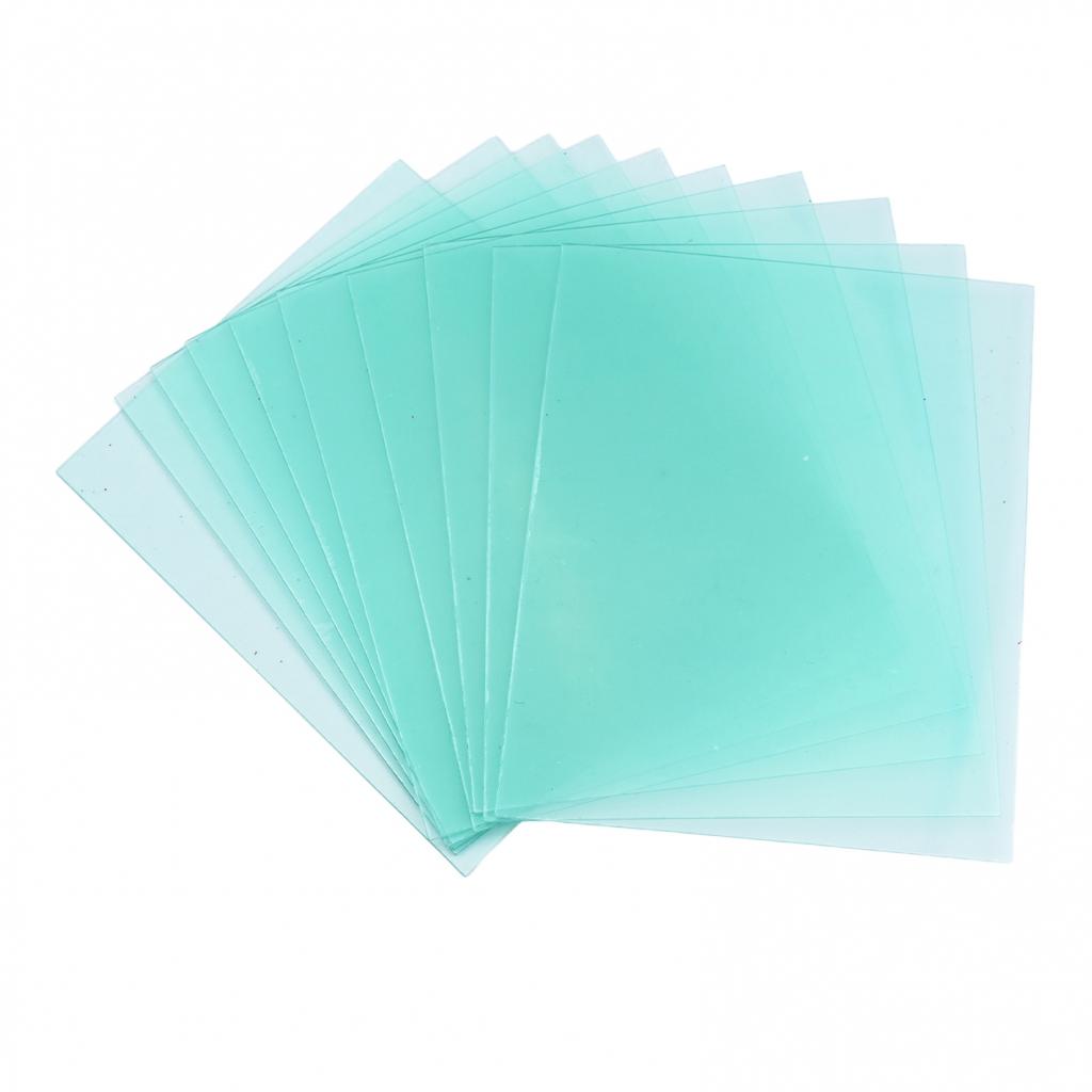 10x Ersatz PC Klare Schweißschutzscheibe Schutzplatte für Schweißhelm