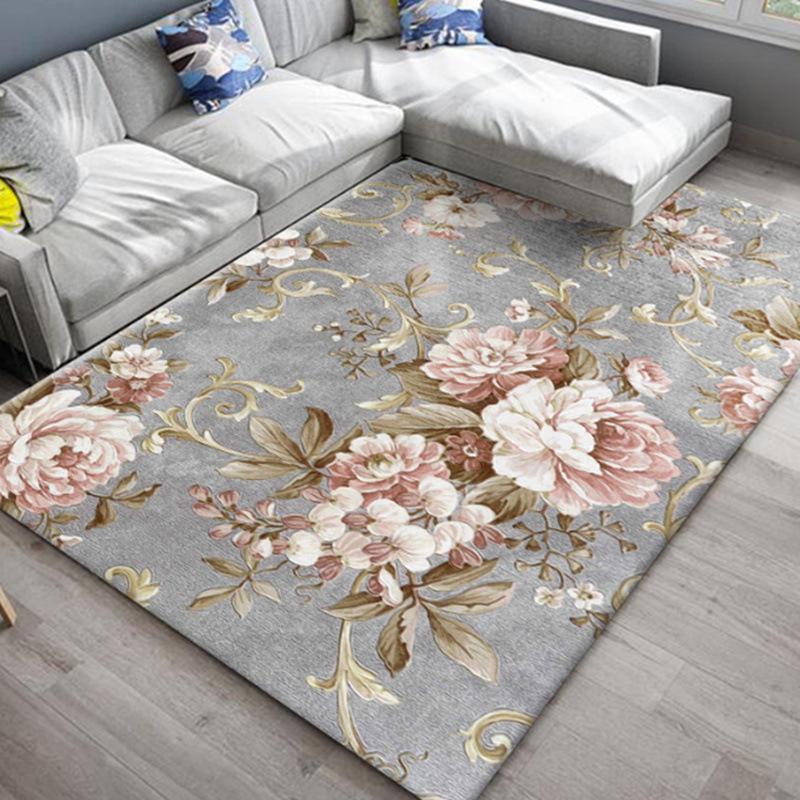 Modern Nordic Rectangular Carpet - Cozy Living Room, Sofa, Coffee Table, or Bedroom Mat