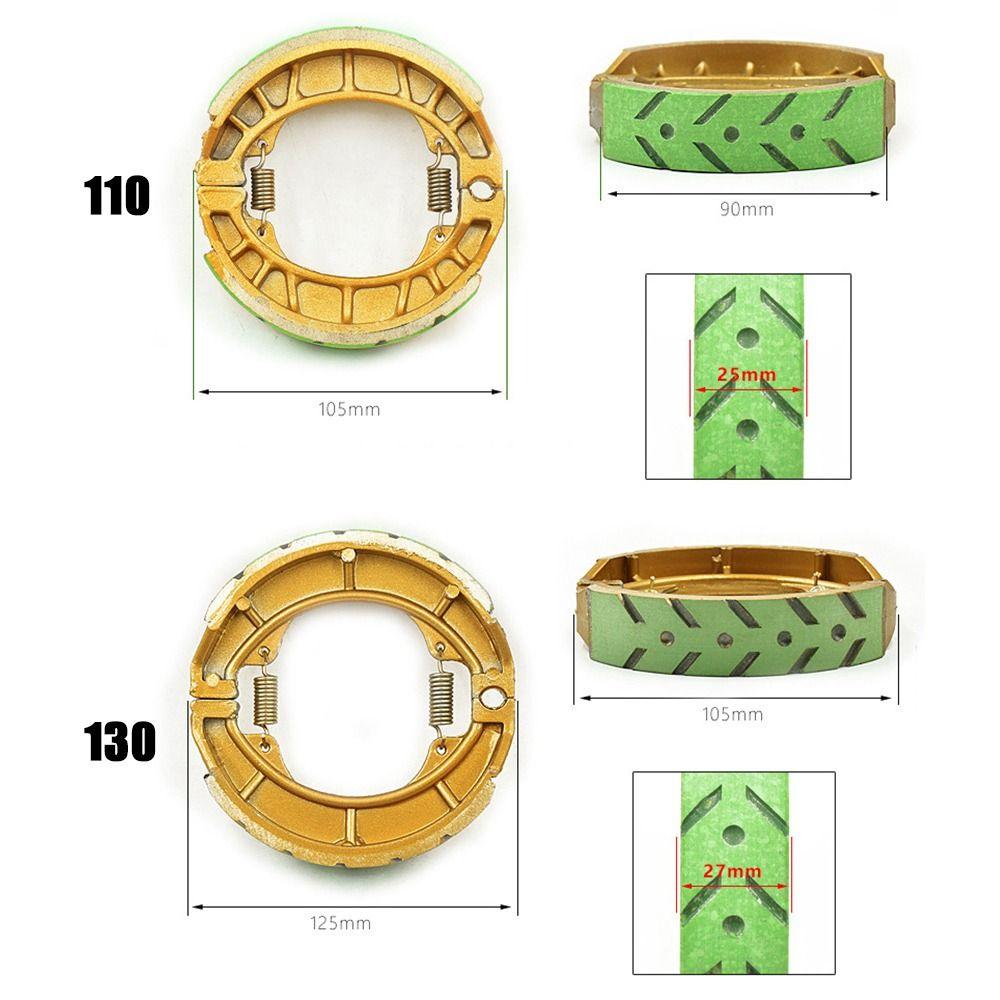 110 130 Drum Brake Shoes Disc Brake Brake Pad Block Motorcycle Disc Brake Pads Electric Vehicle
