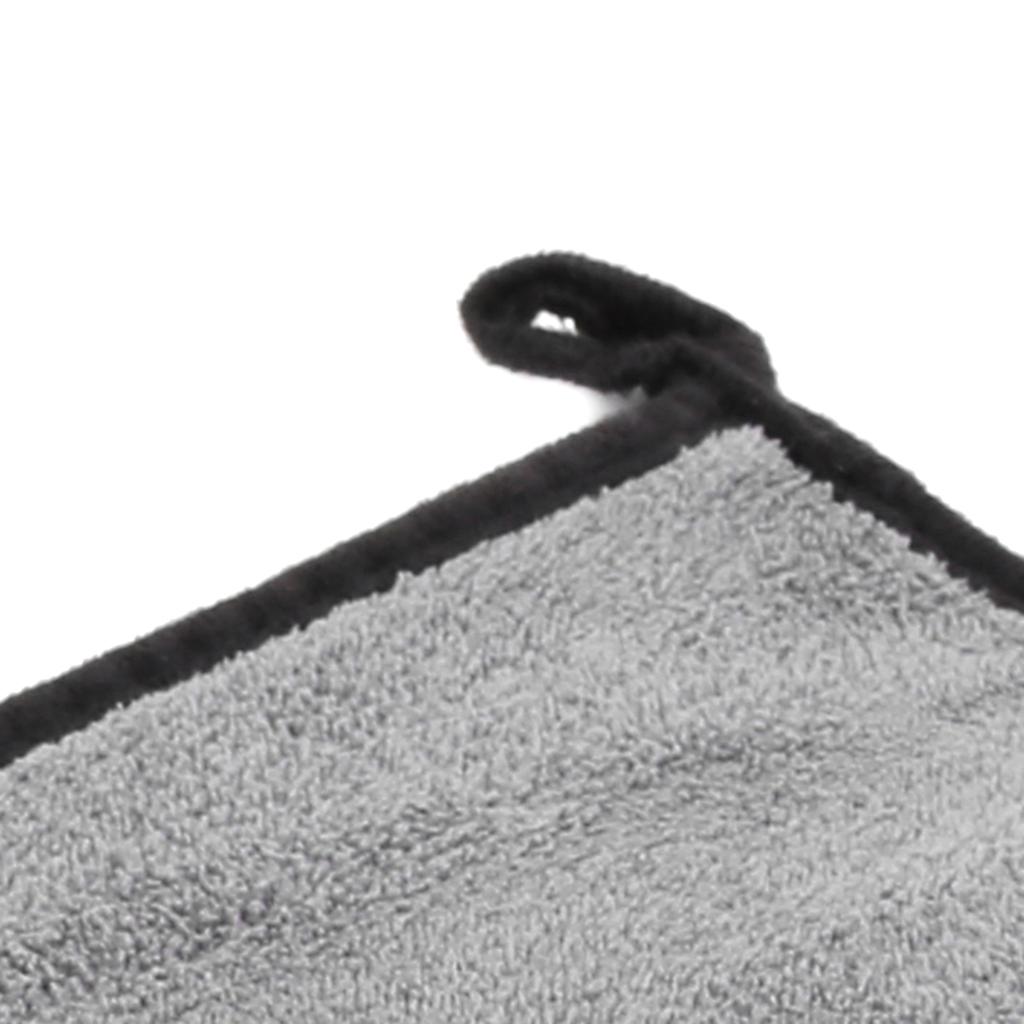 Cotton Fishing Towel Thickening Water Absorption Double Sided Color Towel Fishing Accessory(Blue Gray )