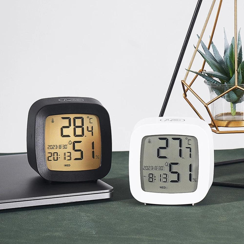 Battery Operated Multifunction Clock Lcd Display Table Clock New Convenient Small Alarm Clock