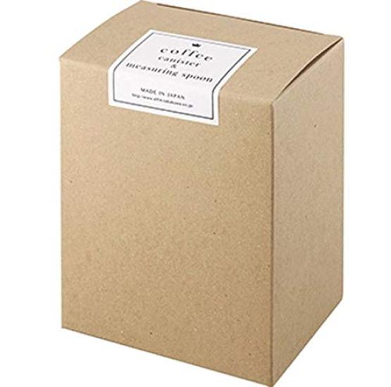 Takakuwa Metal Acciaio Inox Barattolo per Caffè Satinato L Cucchiaio Dosatore Set 407866