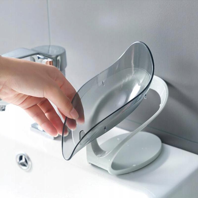 Blue Leaf Soap Dish