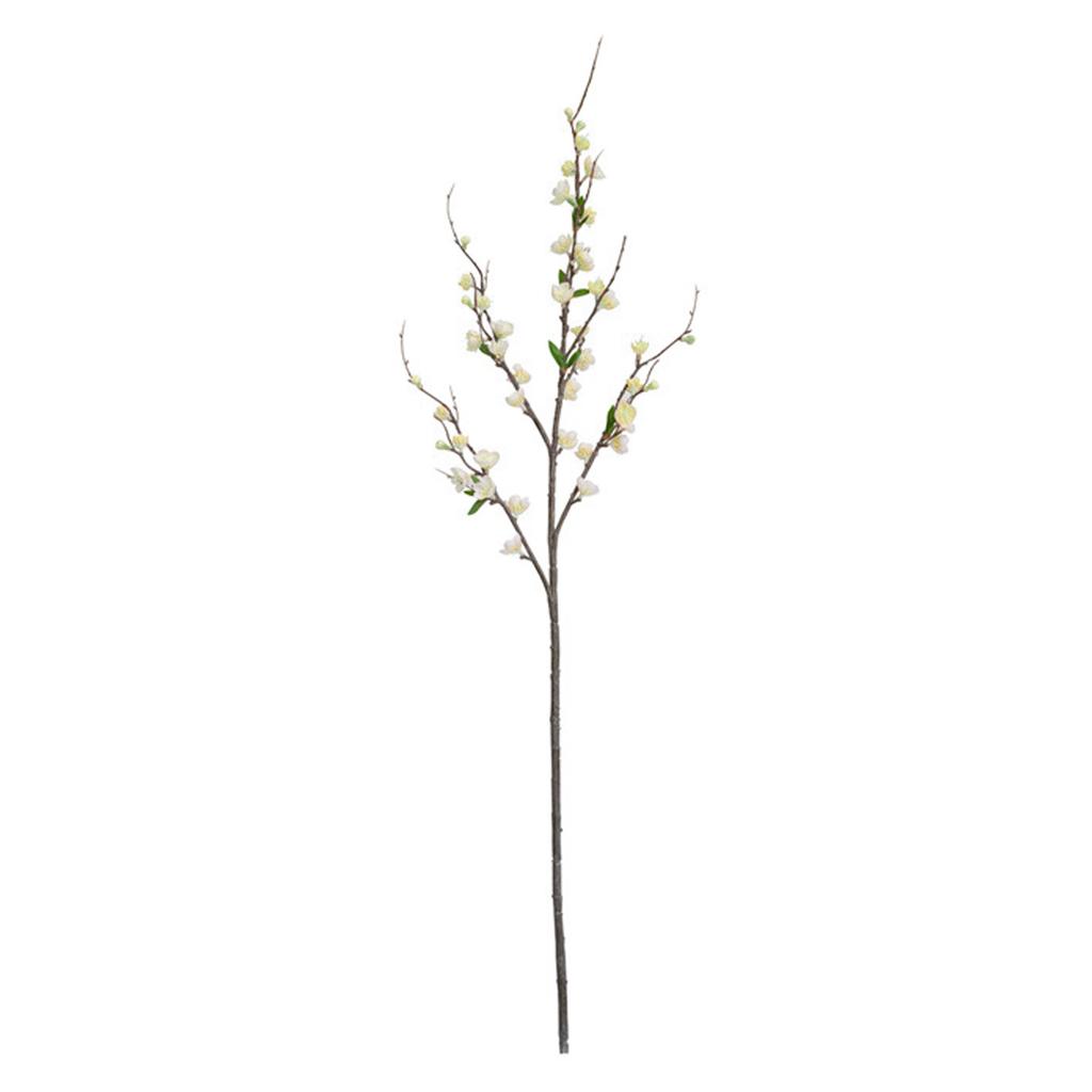 Artificial Cherry Blossom Branch with 5 Sub Branches 95cm Realistic Silk Flower Fake Peach Tree Branch for Wedding