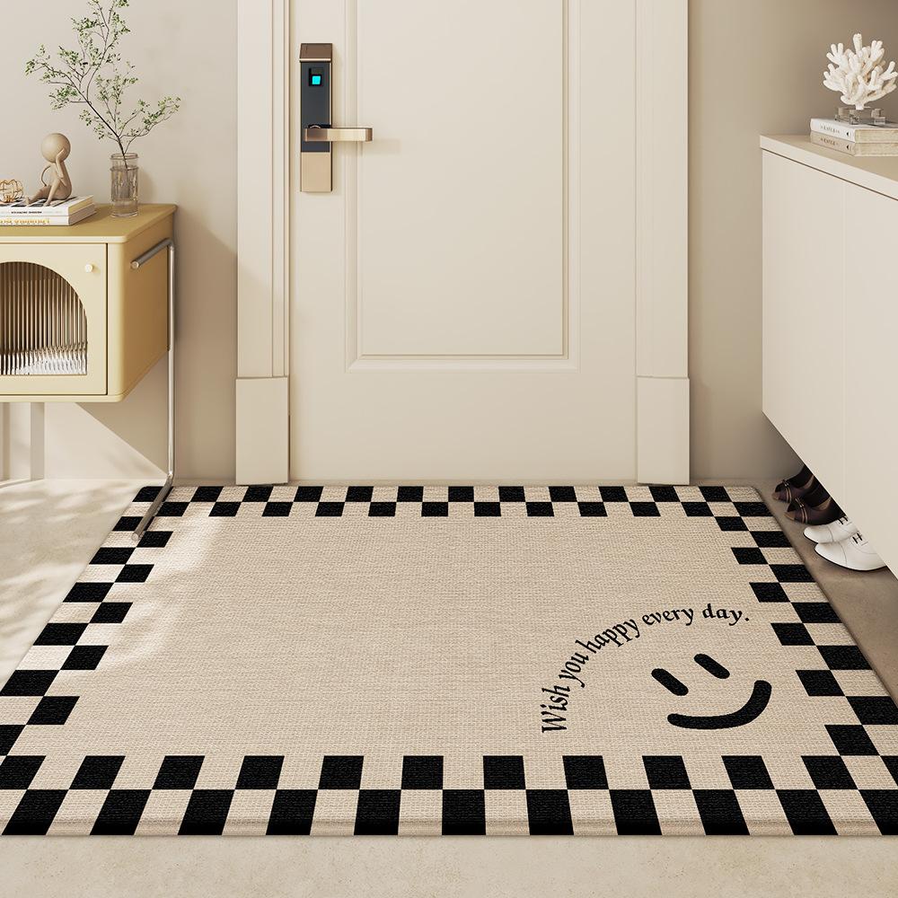 

Грязеотталкивающий коврик для входной двери Nordic Ins. Входная дверь в дом впитывает воду и отталкивает грязь. Противоскользящий коврик для ног на улице. 50*80cm