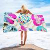 Microfiber Beach Towel With Demon Eye Print Quick Dry Large Size Travel Camping Pool