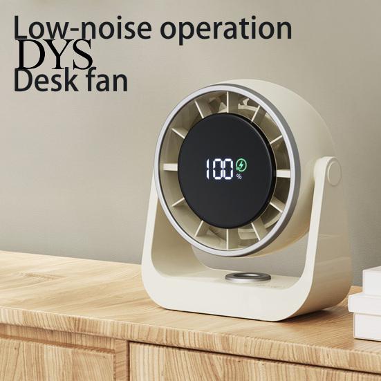 Desktop Airflow Fan for Kitchen Portable Fan, USB Rechargeable Personal Cooling with Adjustable Travel Airflow, Quiet Air Circulator Office Dormitory