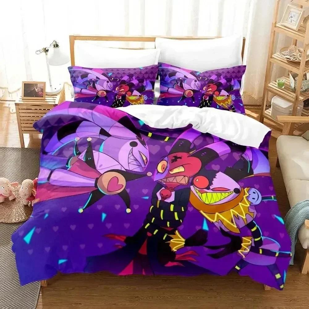 Comforter 3D Print Anime Helluva Blitzo Boss Bedding Set Bedroom Soft Modern S Comefortable