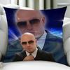 Singer M-Mr 305 P-Pitbull Global Hippie Cushion Cover Birthday Anniversary Gifts Double Sided Printed Zipper Cushion Cover