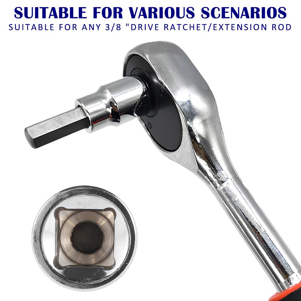 9/18/27Pcs 2-10mm Hex Bit Socke 3/8inch DR Drive Drill Metric Tools Kit Durable Impact Allen Key Sockets Hand Tools Accessories