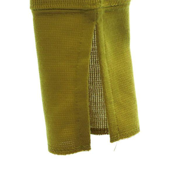 Unused Agawd Long Sleeve Long Dress F Yellow Women Used