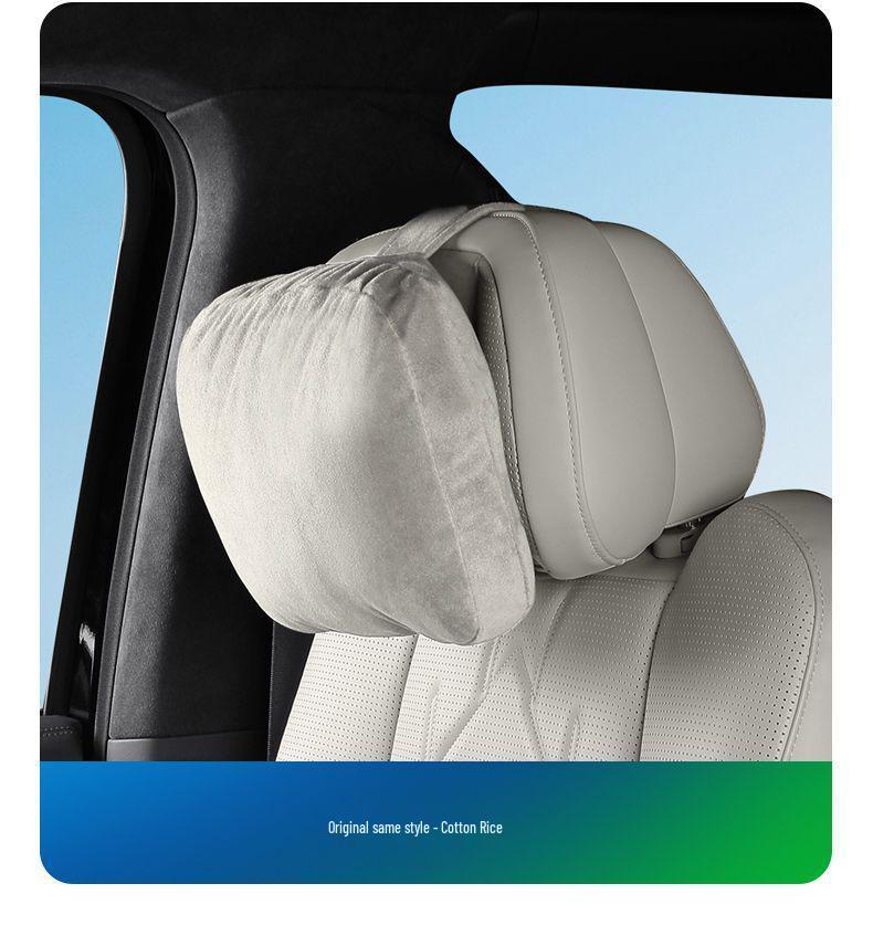 Voyah Dreamer Suede Fluweel Stoel Hoofdsteun: Comfortabel, Ademend en Originele Autokleur Matchend