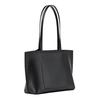 MICHAEL KORS Evelyn Evelyn Logo Polyurethane Tote Shoulder Bag Small Women Black