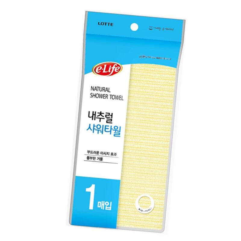 

Lotte Life Shower Towel 1P 29x98cm Bath [WCAD0BE]