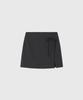 Lugkaeseuteu Senna H-Line Set Mini Skirt_Charcoal / Senna H-Line Set Mini Skirt_Charcoal