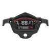 Motorcycle Instrument 0-14000R/Min Digital Speedometer LCD Tachometer Dash Board with Black Bracket Metal Holder for ATV SUV