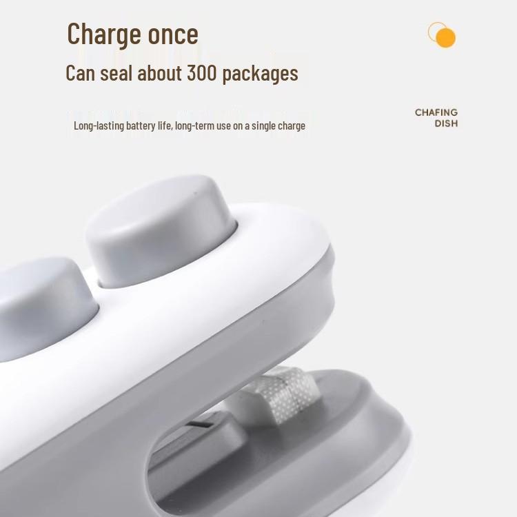 Portable Mini Snack Bag Heat Sealer - Compact Hand-Press Sealing Machine for Home Use