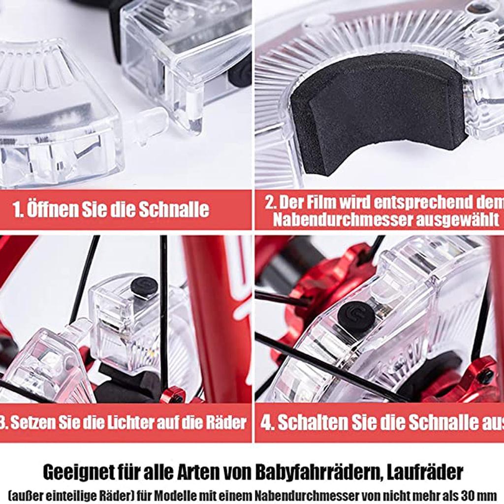 (Great home)LED Bicycle Spoke Light USB Rechargeable Bicycle Wheel Light Spoke