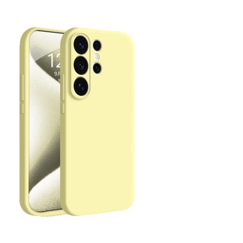 Applicable to Samsung s25ultra mobile phone case s26 + high-end liquid silicone case s25 simple case s24 anti-drop s23u